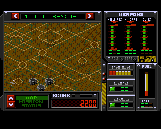 Jungle Strike screenshot 3 for Sega Mega Drive